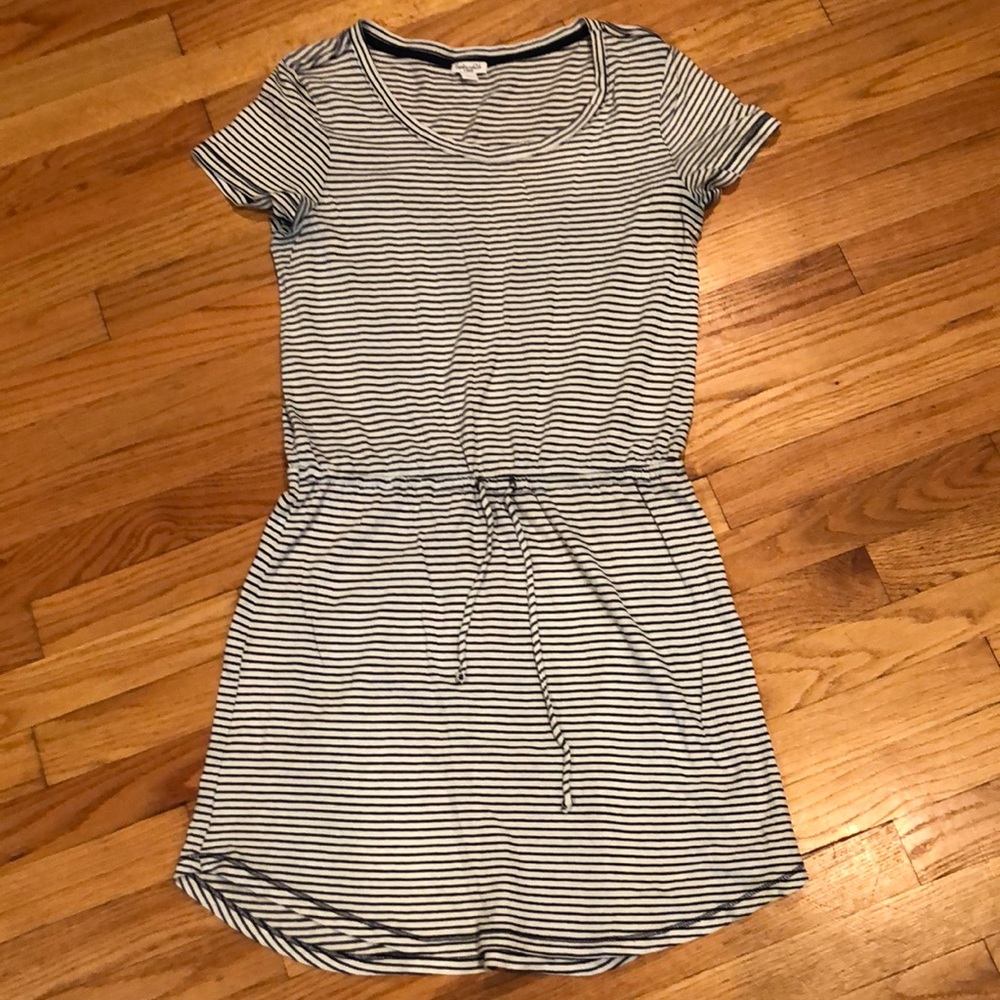 Splendid black and white striped dress.